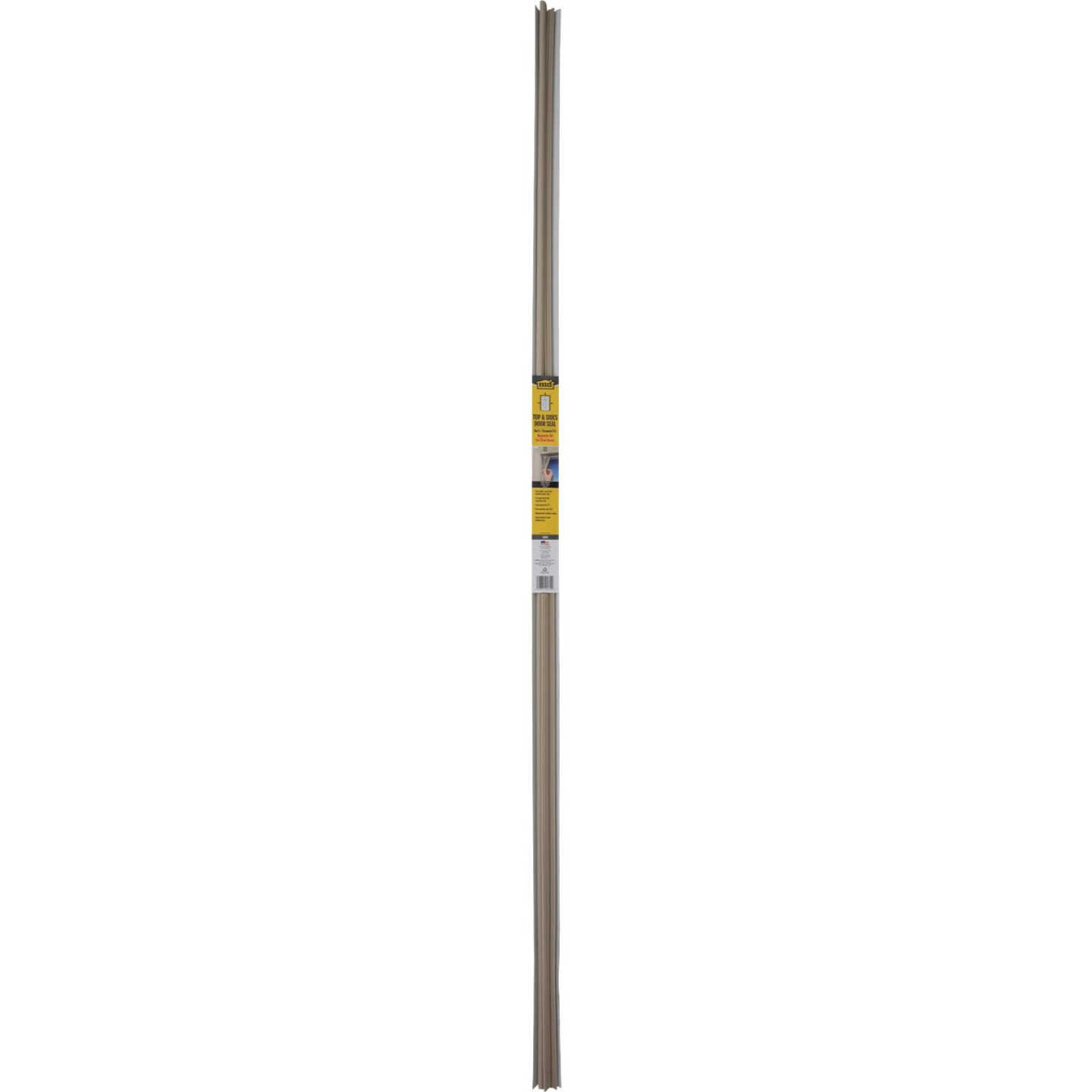 M-D Building Products 81 In. Beige Vinyl with Magnetic Strip Top and Sides Door Seal Kit for Steel Doors Image 4