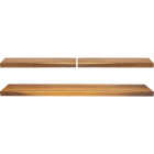 CenterPointe Acacia Wood Floating Shelves Set (3-Piece) Image 1