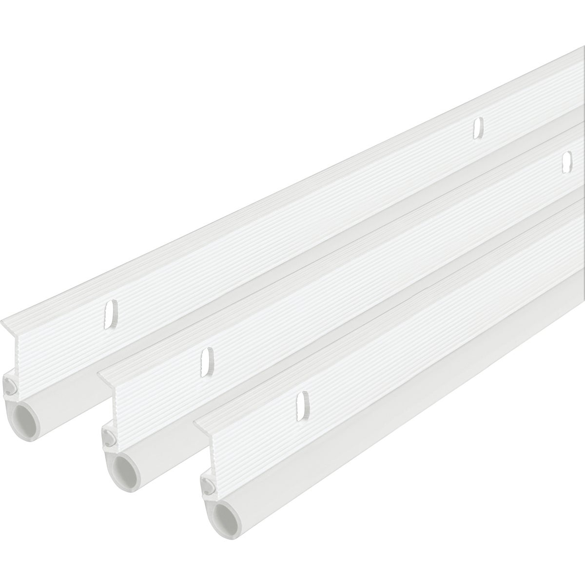 M-D Building Products 36 In. x 84 In. White Flat-design Aluminum and Vinyl Commercial Screw-on Top and Sides Door Seal Kit