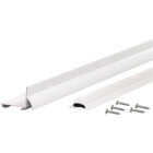 M-D Building Products Ultra 1.75 In. W. x 1.625 In. H. x 36 In. L. Aluminum White Door Bottom Image 1