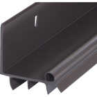 M-D Building Products 2 In. W. x 2 In. H. x 36 In. L. Vinyl Brown Door Bottom Image 6