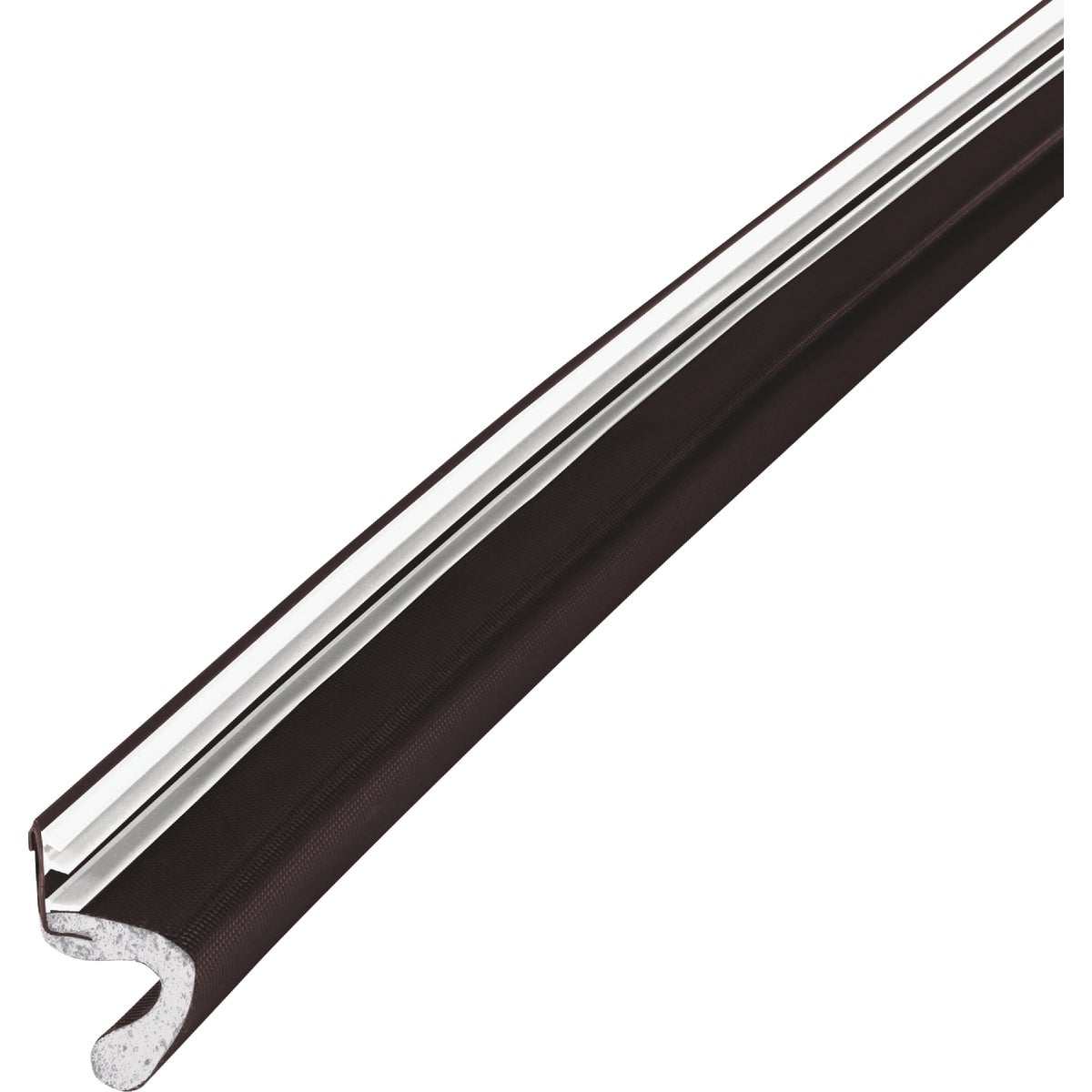 M-D Building Products 81 In. Brown Vinyl-coated Foam Top and Sides Door Seal for Doors with Kerf/Channel Image 1