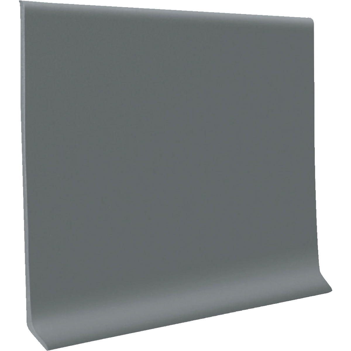 Roppe 4 In. x 120 Ft. Roll Dark Gray Vinyl Dryback Wall Cove Base Image 1