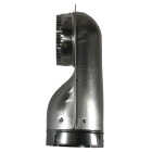 Builders Best 4-1/2 In. Heavy-Gauge Drawn Aluminum Wall Offset Dryer Elbow Image 1