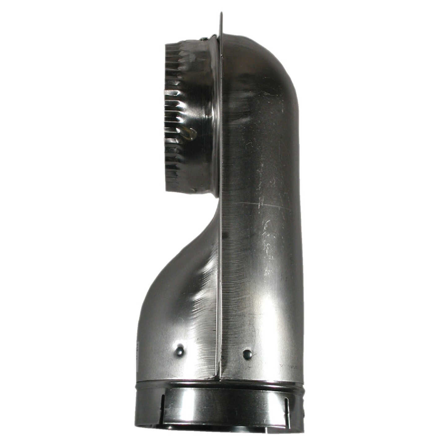 Builders Best 4-1/2 In. Heavy-Gauge Drawn Aluminum Wall Offset Dryer Elbow Image 1