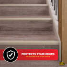 M-D Building Products 36 In. Satin Nickel Aluminum CINCH Fluted Stair Edging Image 3