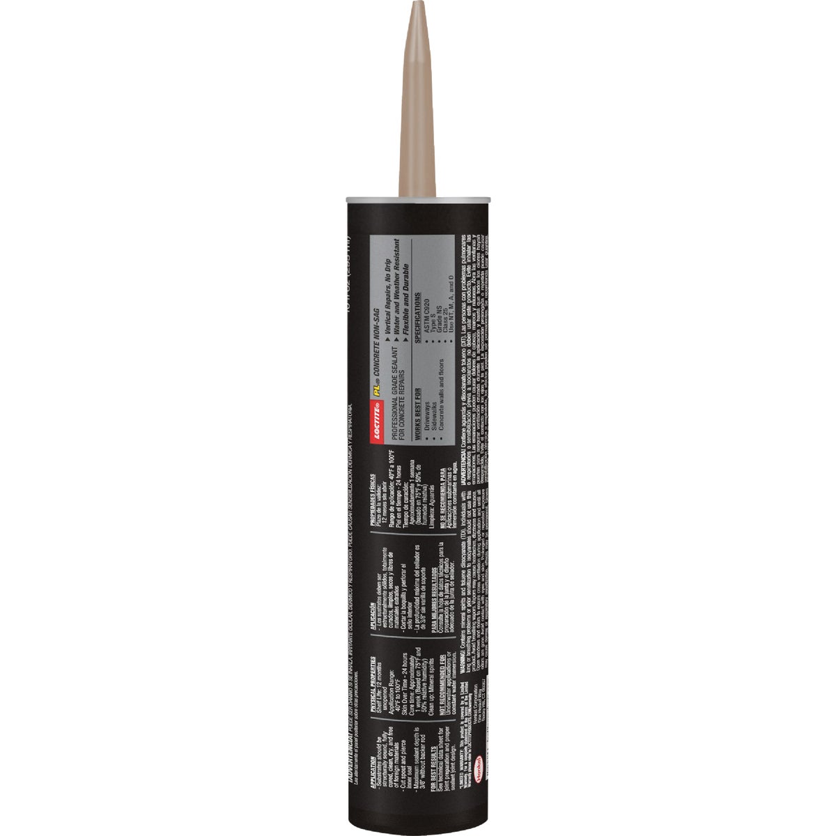 Loctite PL 10 Oz. Concrete Non-Sag Limestone Polyurethane Sealant Image 6