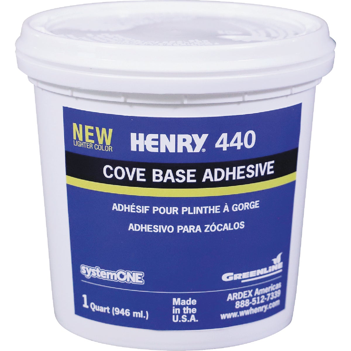 Henry Cove Base Adhesive, 1 Qt.
