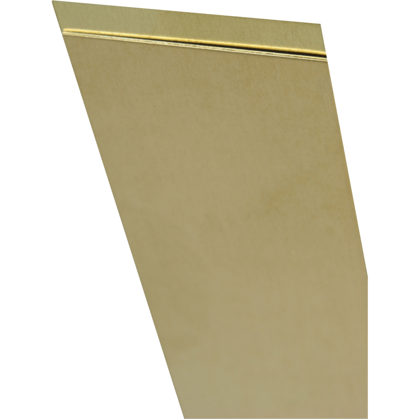 K&S 4 In. x 10 In. x .005 In. Brass Sheet Stock Image 1