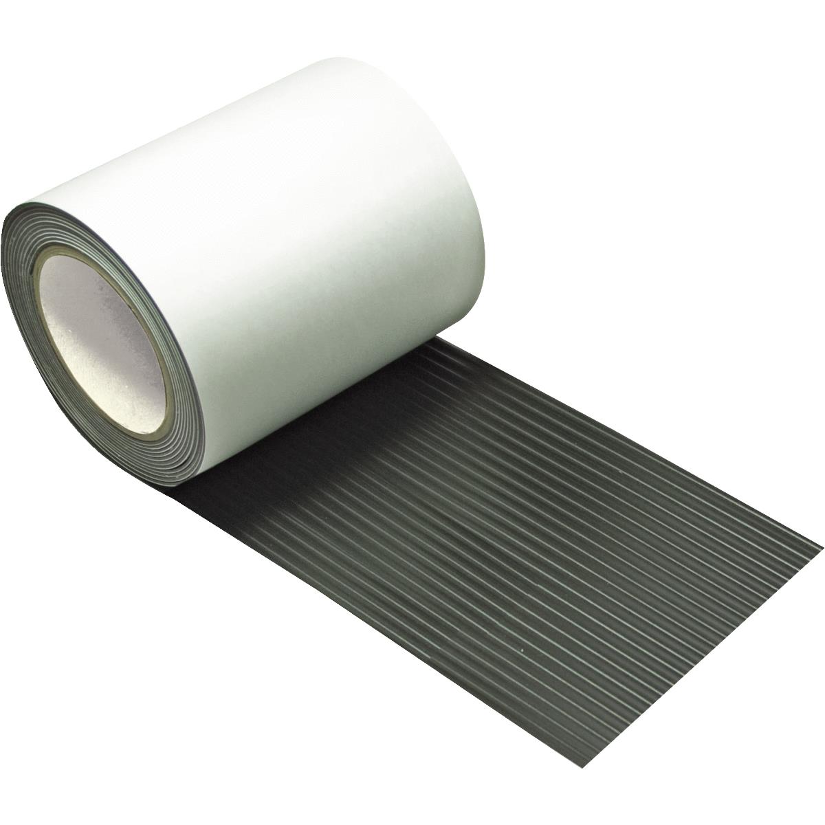 6"X25' BLK WIDE RIB TAPE