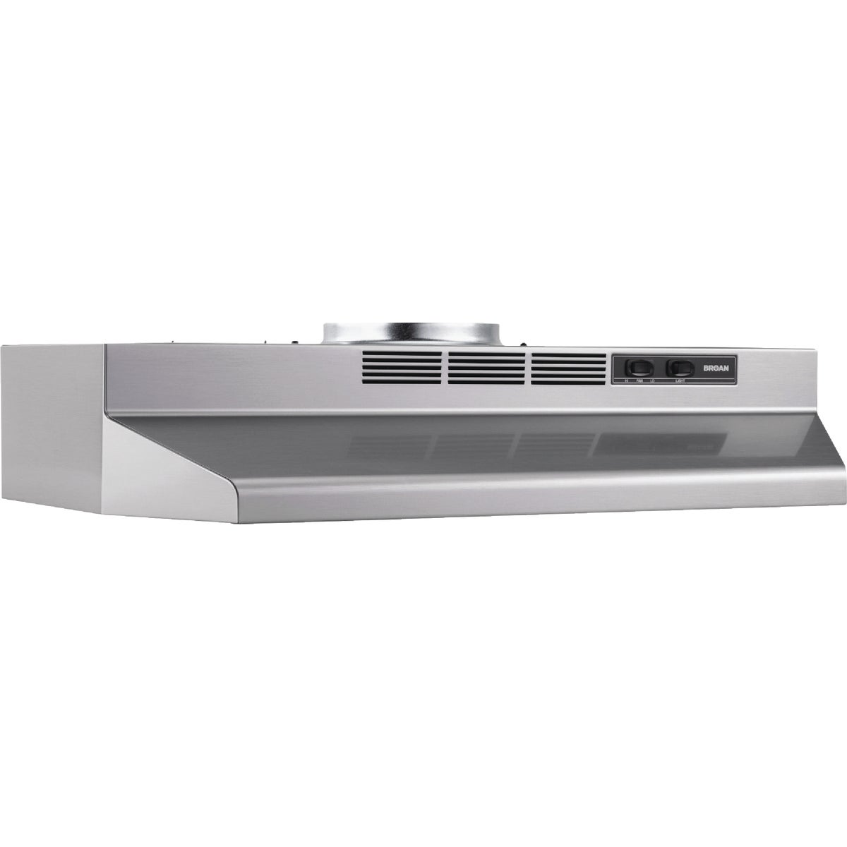Broan-NuTone 36 In. Convertible Under-Cabinet Range Hood, Stainless Finish with PrintGuard