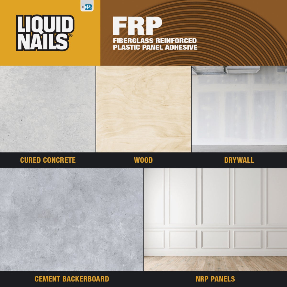 LIQUID NAILS 3.5 Gal. FRP Panel Adhesive Image 4