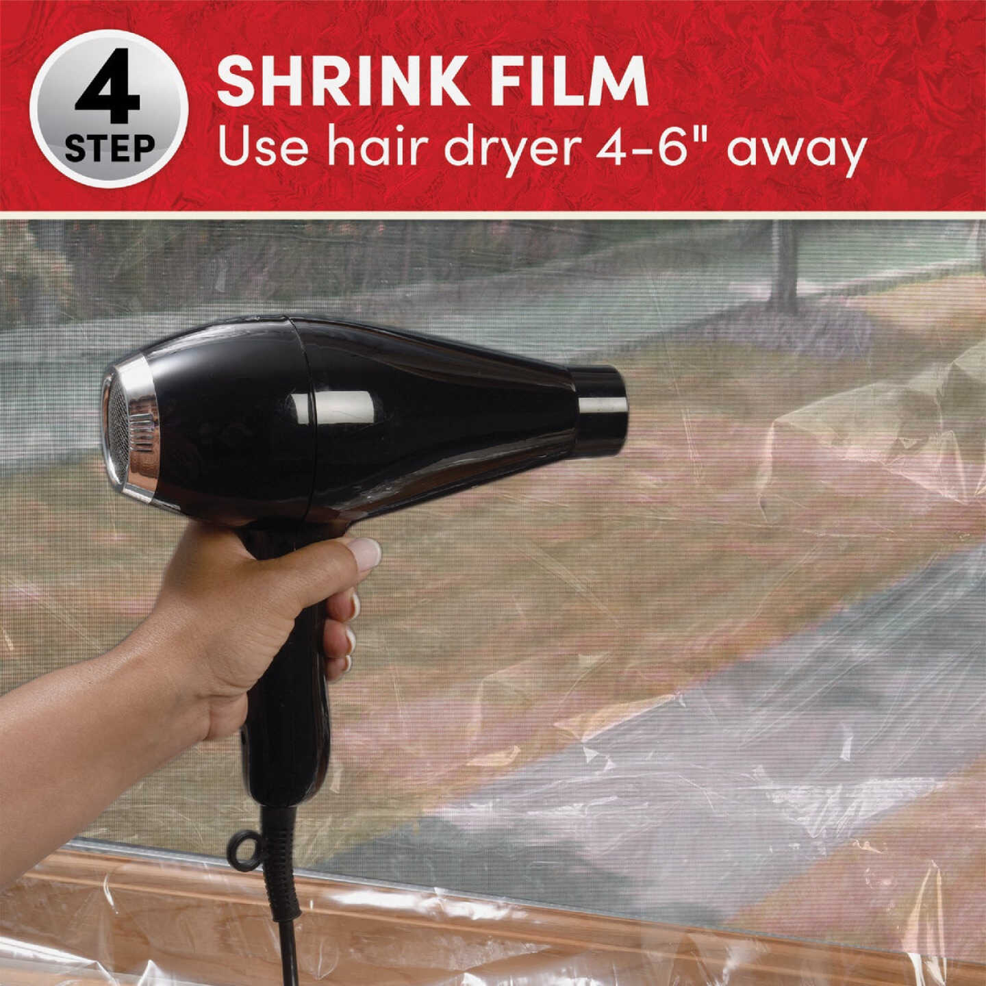 Frost King 62 In. x 210 In. Indoor Shrink Film Window Kit Image 6