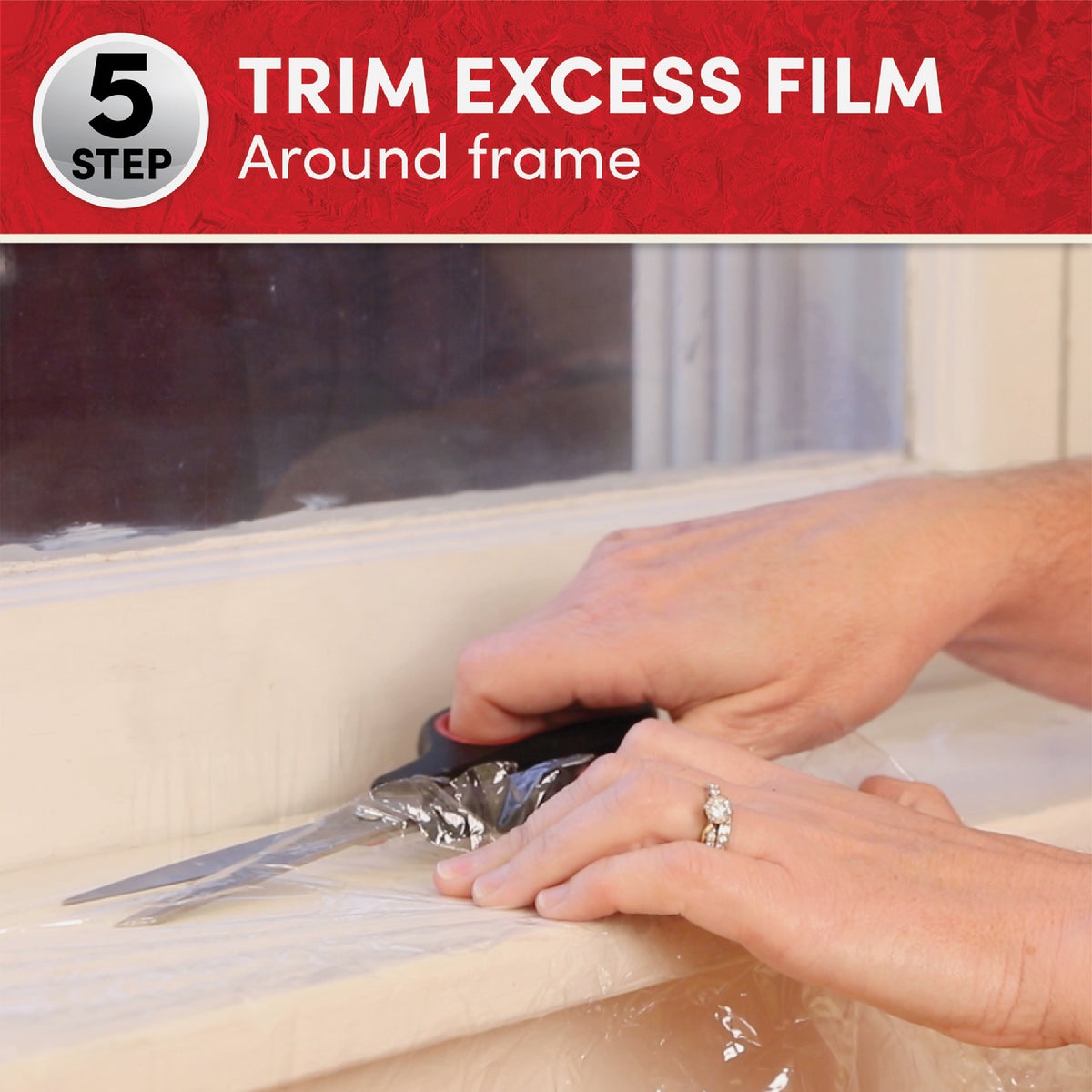 Frost King 62 In. x 210 In. Indoor Shrink Film Window Kit Image 7