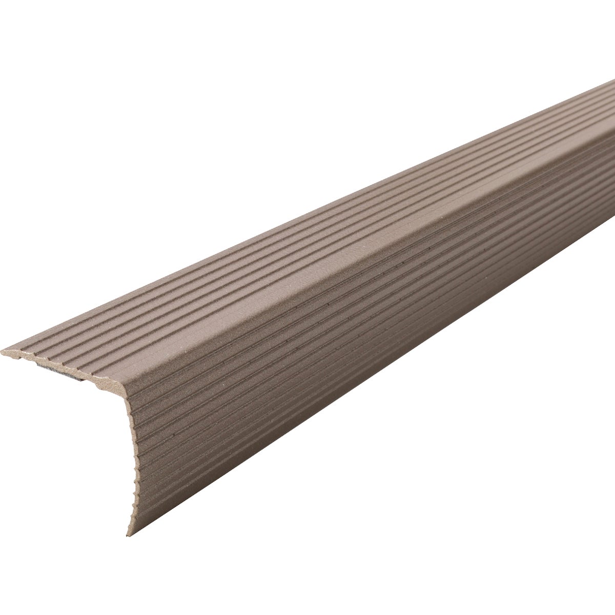 M-D Building Products 36 In. Spice Aluminum CINCH Fluted Stair Edging