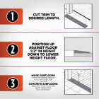 M-D Building Products 1-3/4 In. x 72 In. Unfinished Hardwood Reducer with Screws Image 6