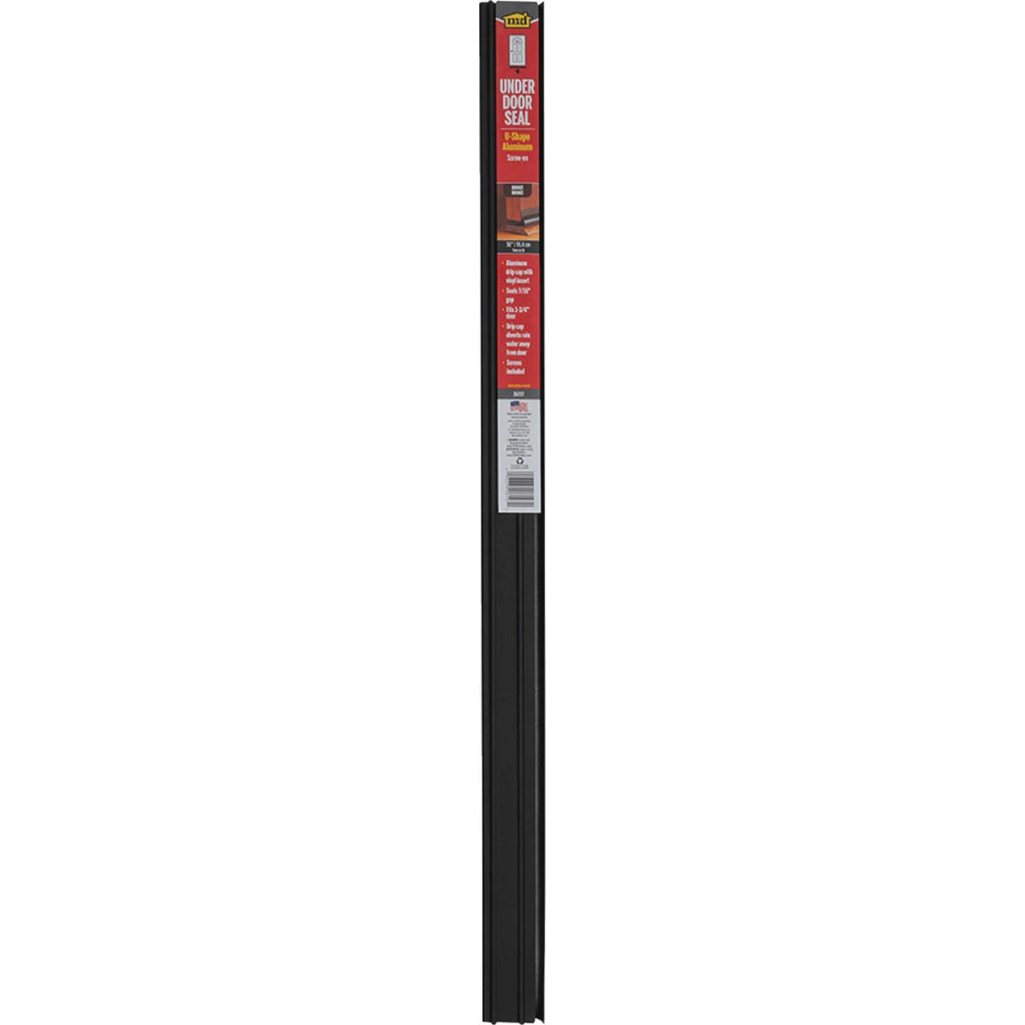 M-D Building Products 2.25 In. W. x 1.375 In. H. x 36 In. L. Aluminum Bronze Door Bottom Image 4