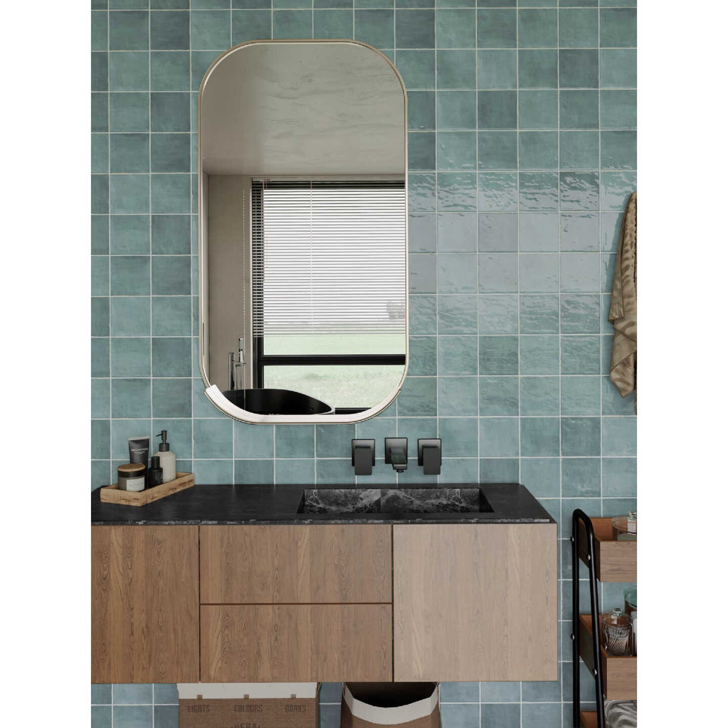 Emser Antigo Mist 5 In. x 5 In. Glossy Ceramic Wall Tile (12.1 Sq. Ft. per Case) Image 1
