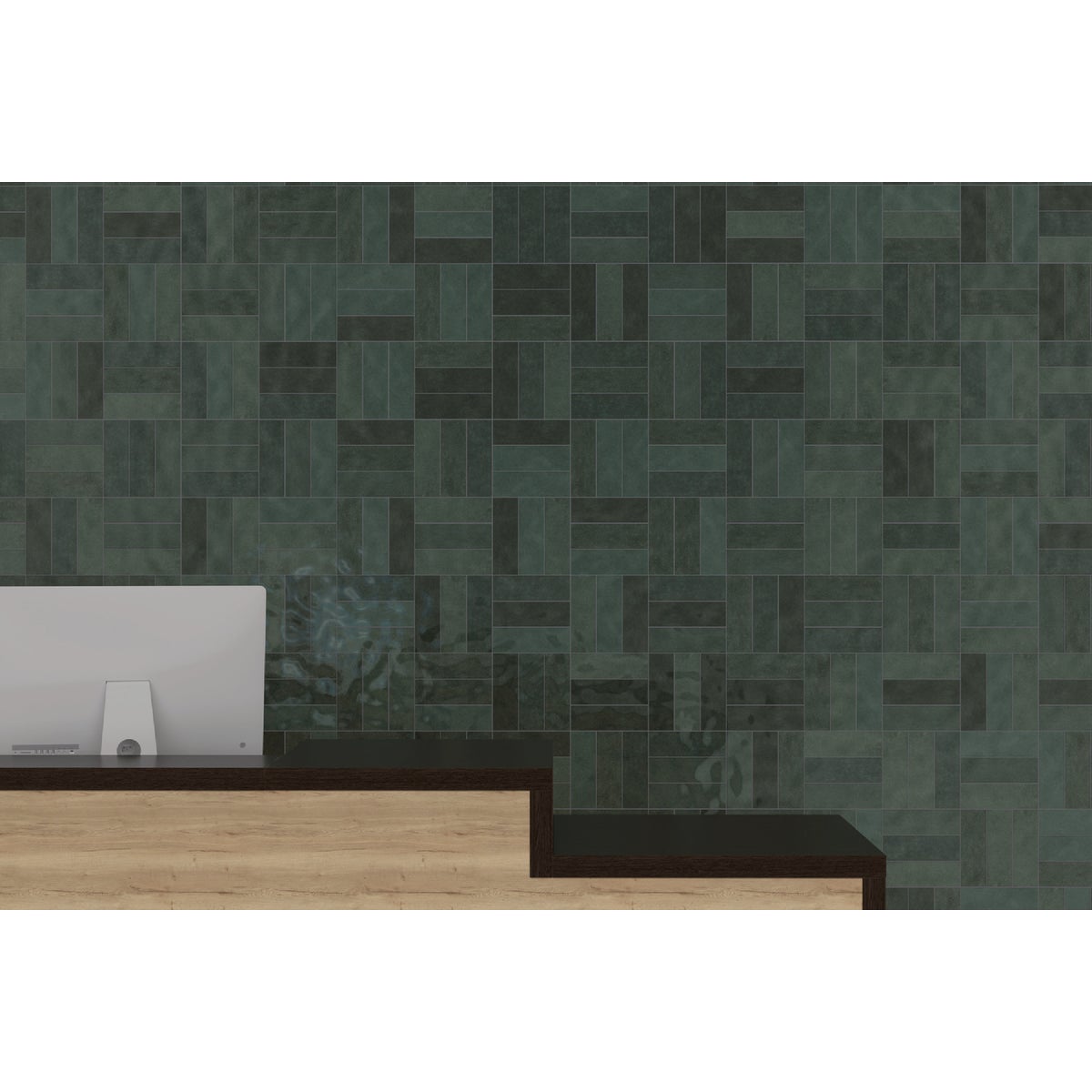 Emser Passion Verde 3 In. x 8 In. Glossy Porcelain Wall Tile (3.92 Sq. Ft. per Case) Image 2