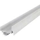 M-D Building Products 2.25 In. W. x 1.375 In. H. x 36 In. L. Aluminum White Door Bottom Image 1