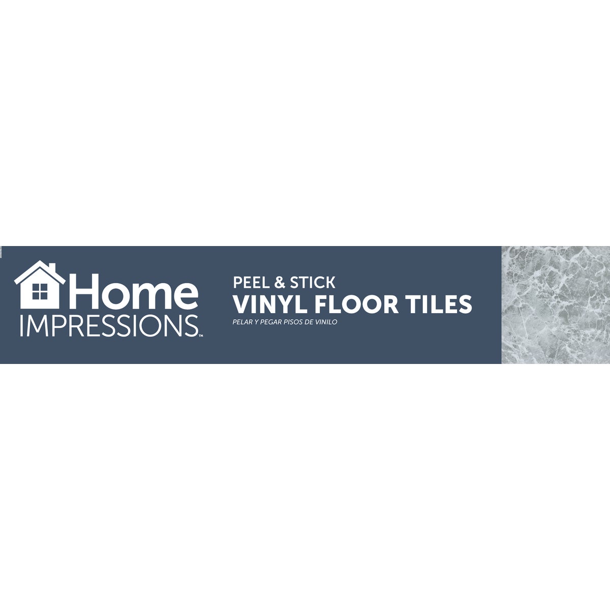 Home Impressions Gray Marble 12 In. x 12 In. Vinyl Floor Tile (45 Sq. Ft./Box) Image 3