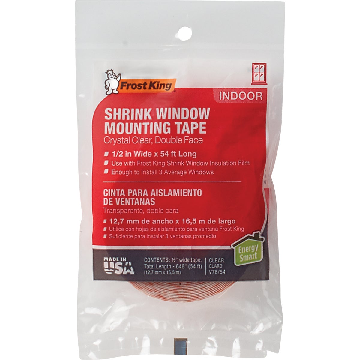 Frost King 1/2 In. x 54 Ft. Indoor Window Film Tape