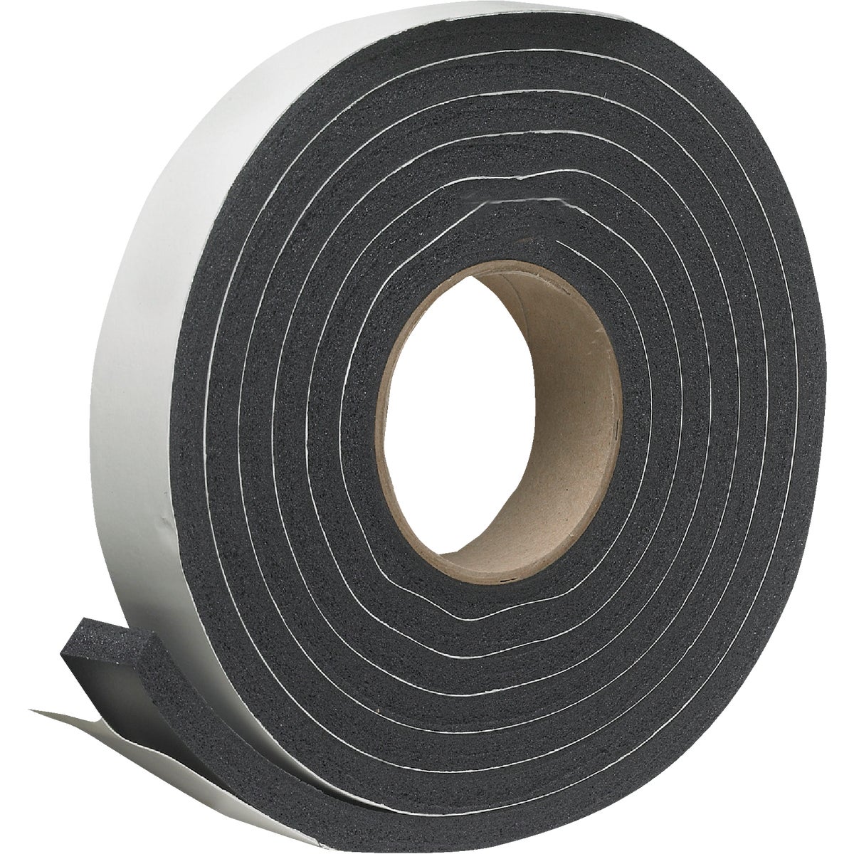 Frost King 1-1/4 In. W x 7/16 In. T x 10 Ft. L Black Rubber Foam Weatherstrip Tape