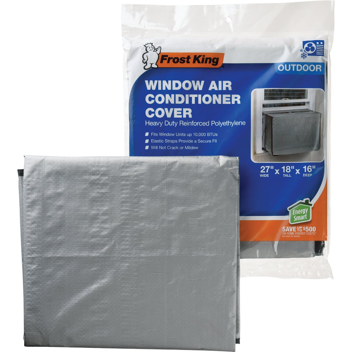 Frost King 18 In. x 27 In. x 16 In. 6 mil Rectangular Air Conditioner Cover