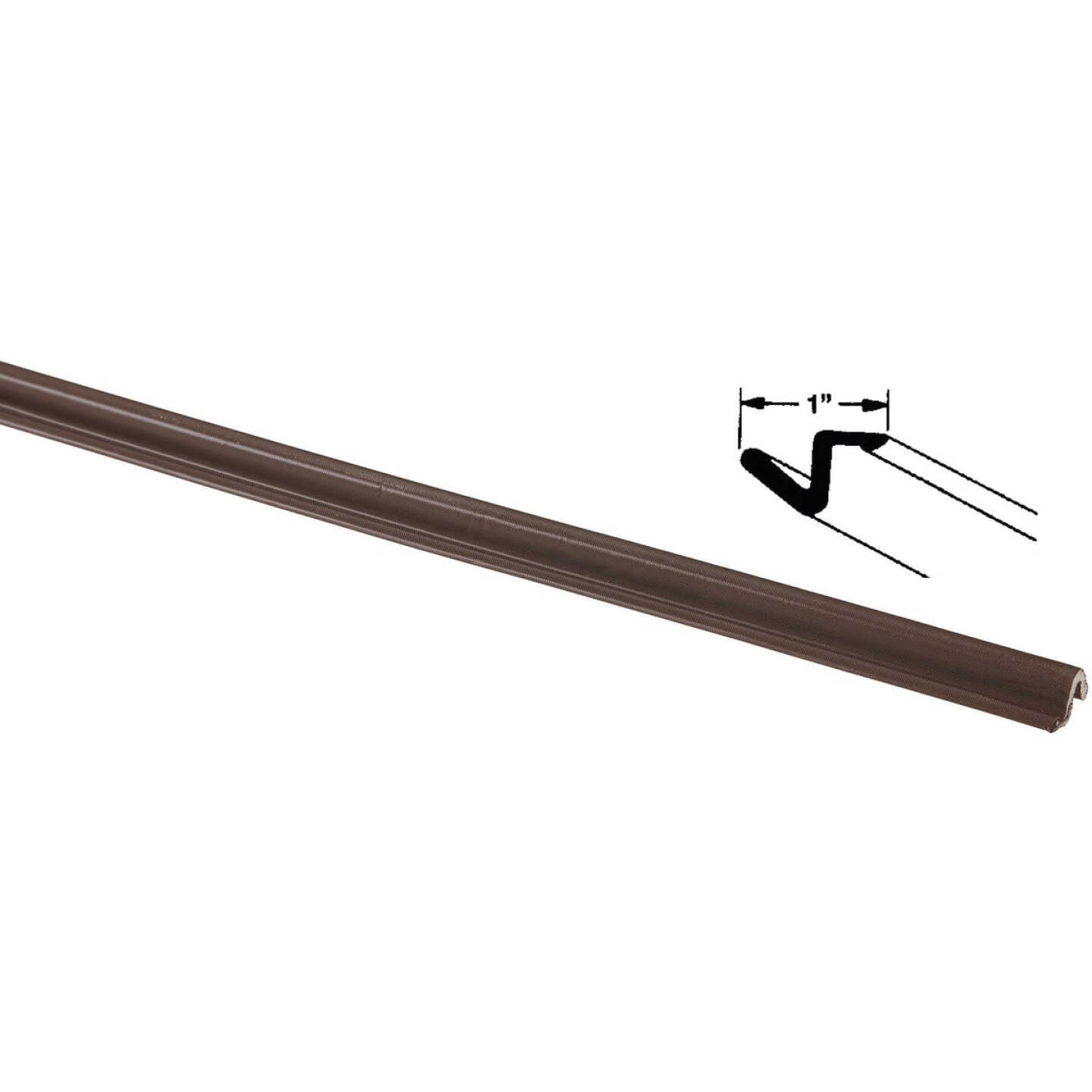 Frost King 7 Ft. 1 In. Brown Door Gasket Image 1