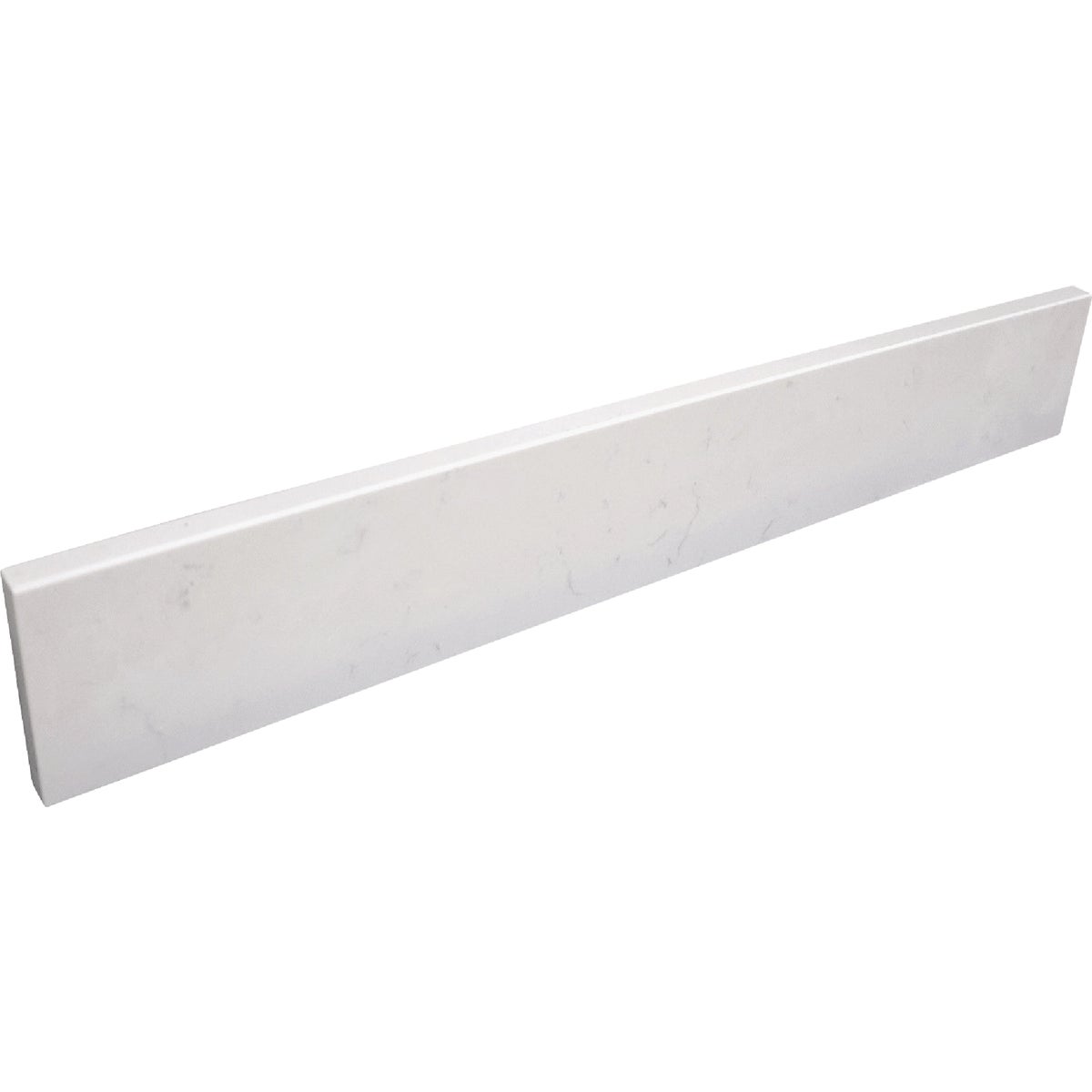 Bertch Oasis 37 In. x 22.5 In. Jasmine White Veined Quartz Vanity Top with Rectangular Bowl Image 2