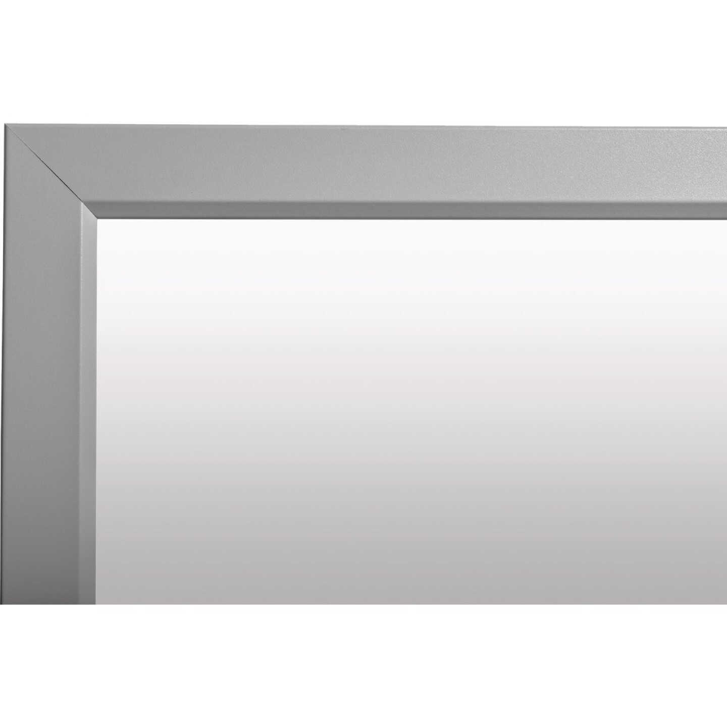 Zenna Home 20 In. x 25 In. Dove Gray Framed Wall Mirror Image 5