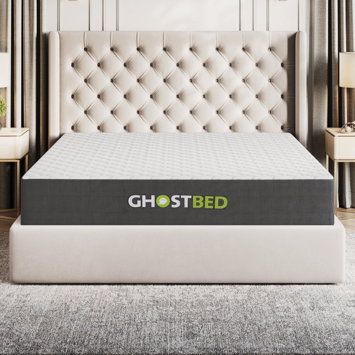 GhostBed Essential  Queen Gel Memory Foam Mattress
