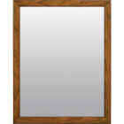 Zenna Home 20 In. x 25 In. Oak Framed Wall Mirror Image 1