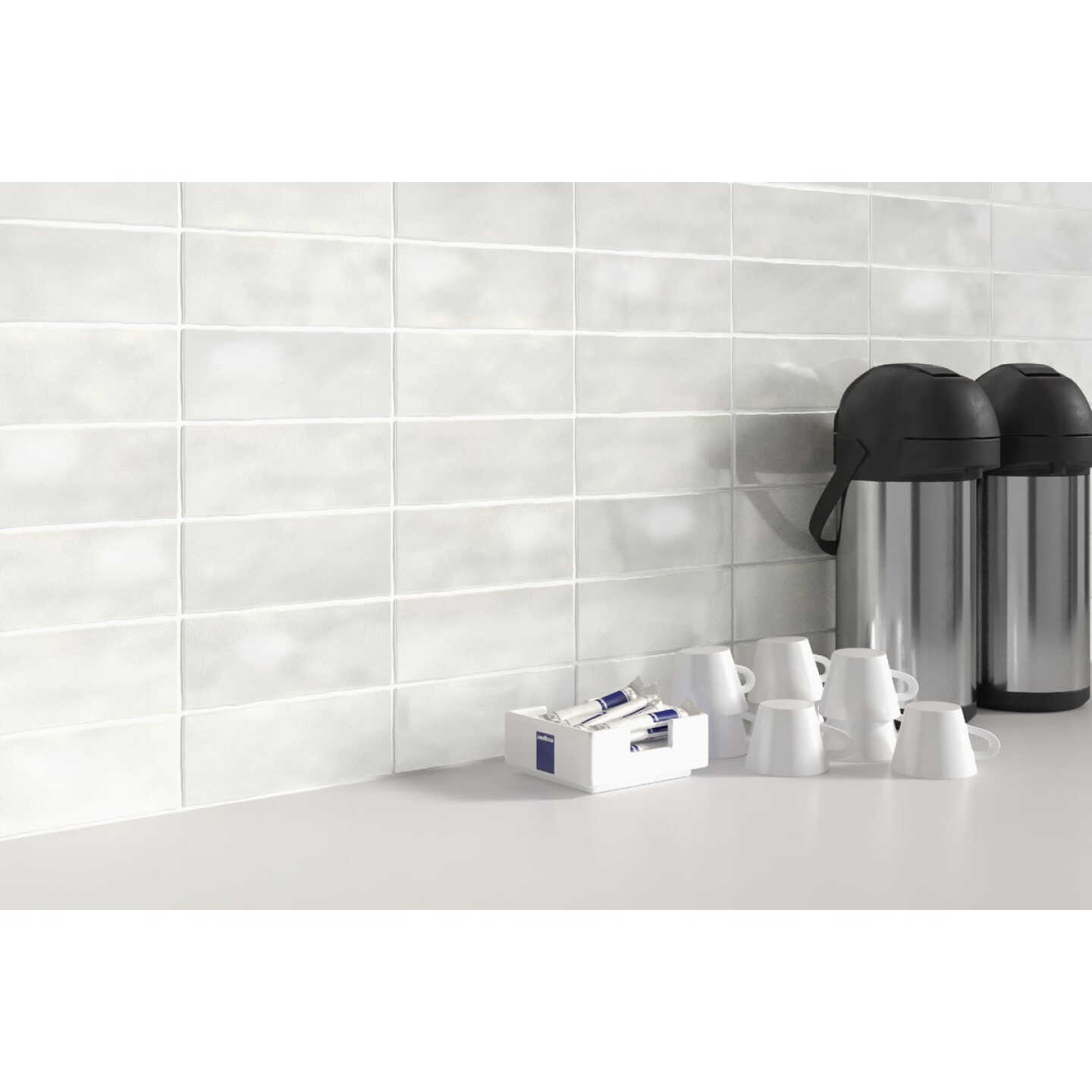 Emser Passion Blanco 3 In. x 8 In. Glossy Porcelain Wall Tile (3.92 Sq. Ft./Case) Image 1