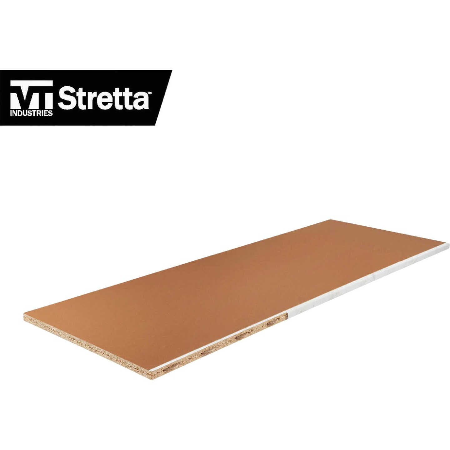 VT Industries Stretta 10 Ft. Right Hand Laminate White Marble Countertop Image 7