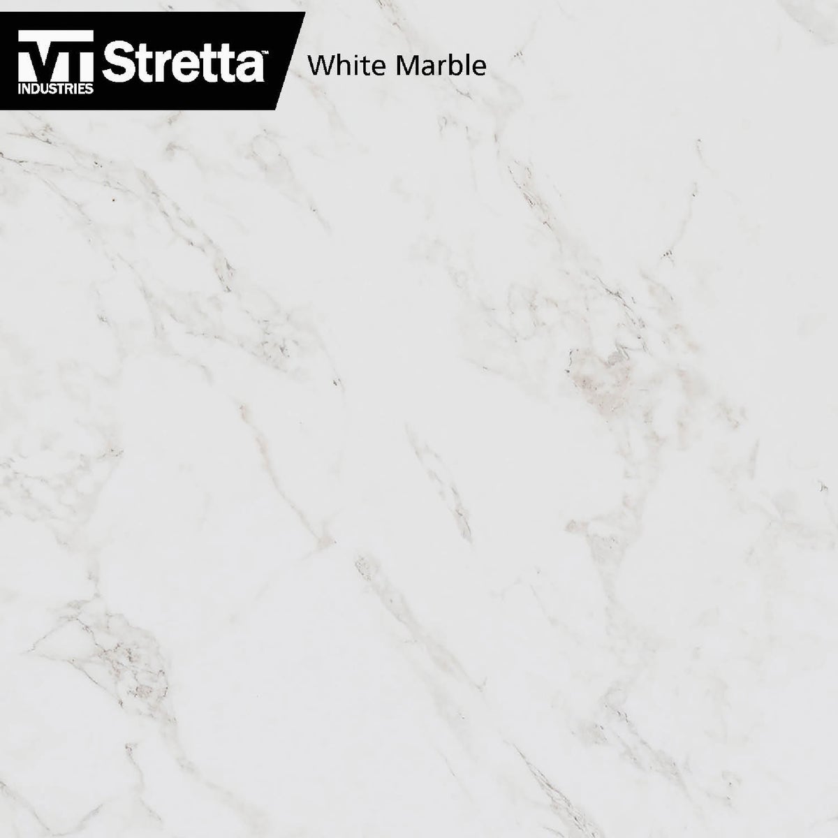 VT Industries Stretta 10 Ft. Right Hand Laminate White Marble Countertop Image 5