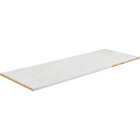 VT Industries Stretta 10 Ft. Right Hand Laminate White Marble Countertop Image 1