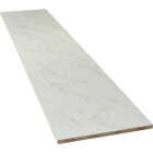 VT Industries Stretta 10 Ft. White Marble Backsplash Panel Image 1