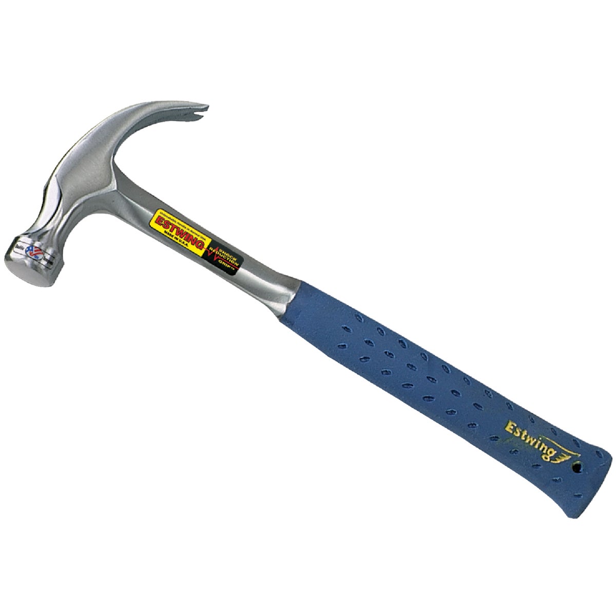 Estwing 16 Oz. Smooth-Face Curved Claw Hammer with Nylon-Covered Steel Handle