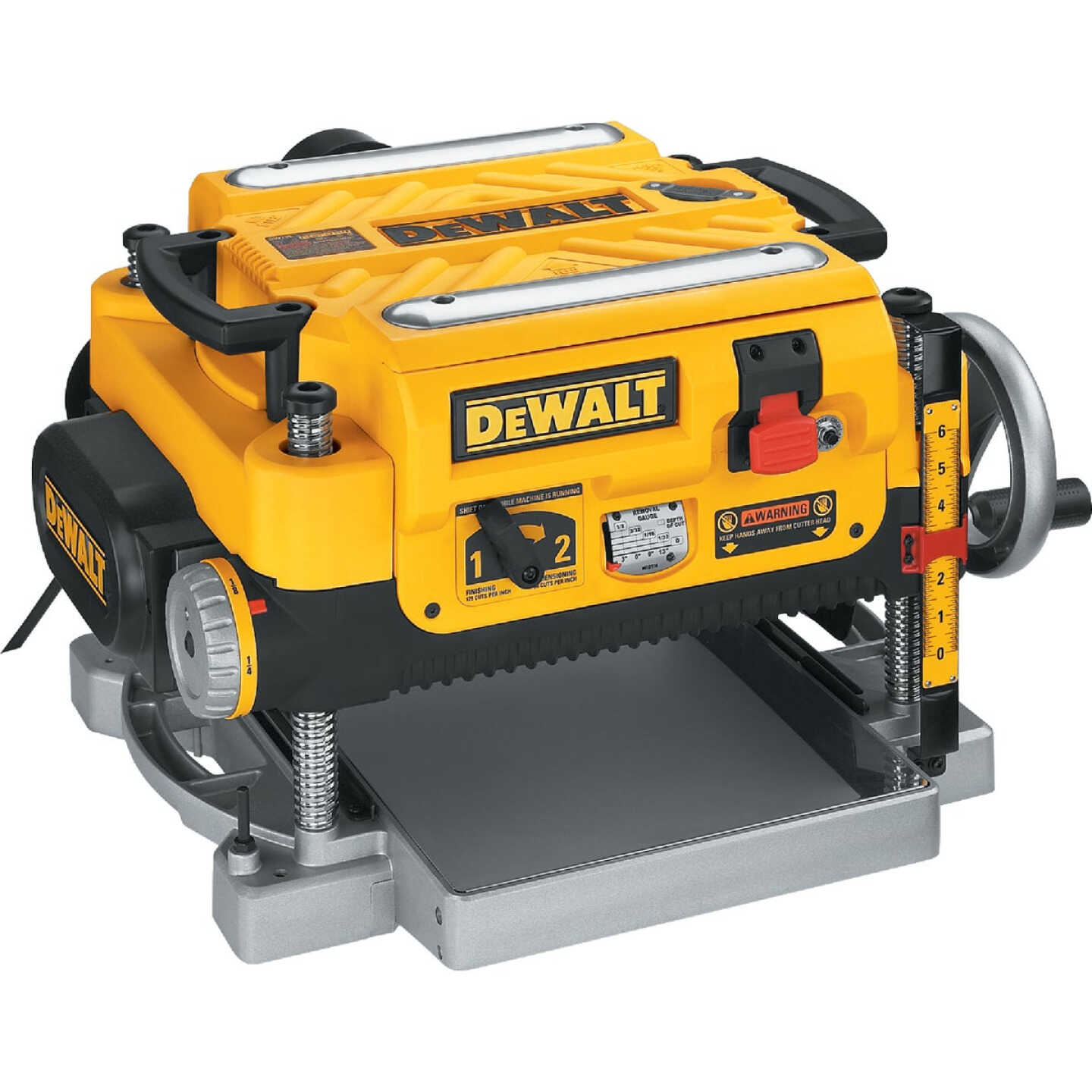 DEWALT 13 In. Three Knife Two-Speed Portable Planer Image 1