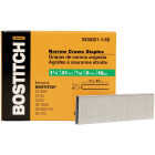 Bostitch 18-Gauge Galvanized Narrow Crown Finish Staple, 7/32 In. x 1-1/4 In. (3000 Ct.) Image 1