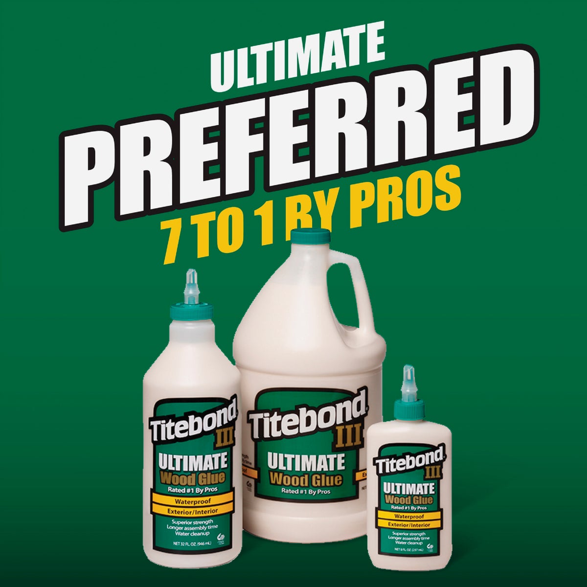 Titebond III 8 Oz. Ultimate Waterproof Wood Glue Image 2