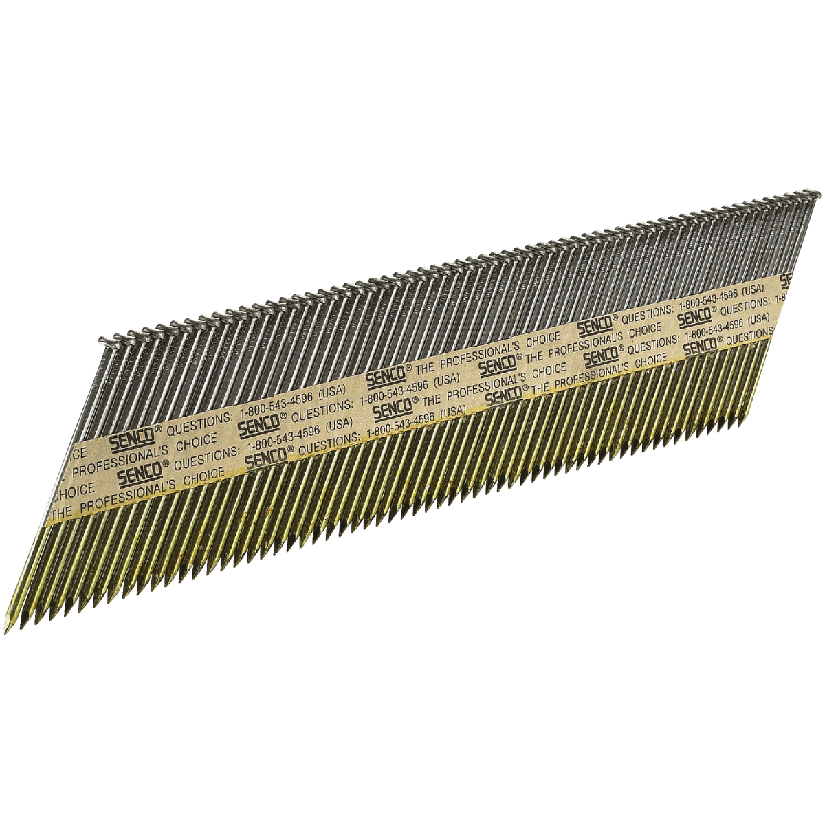 Senco 30 Degree Paper Tape Bright Clipped Head Framing Nail, 2-1/4 In. x .113 In. (1000 Ct.)