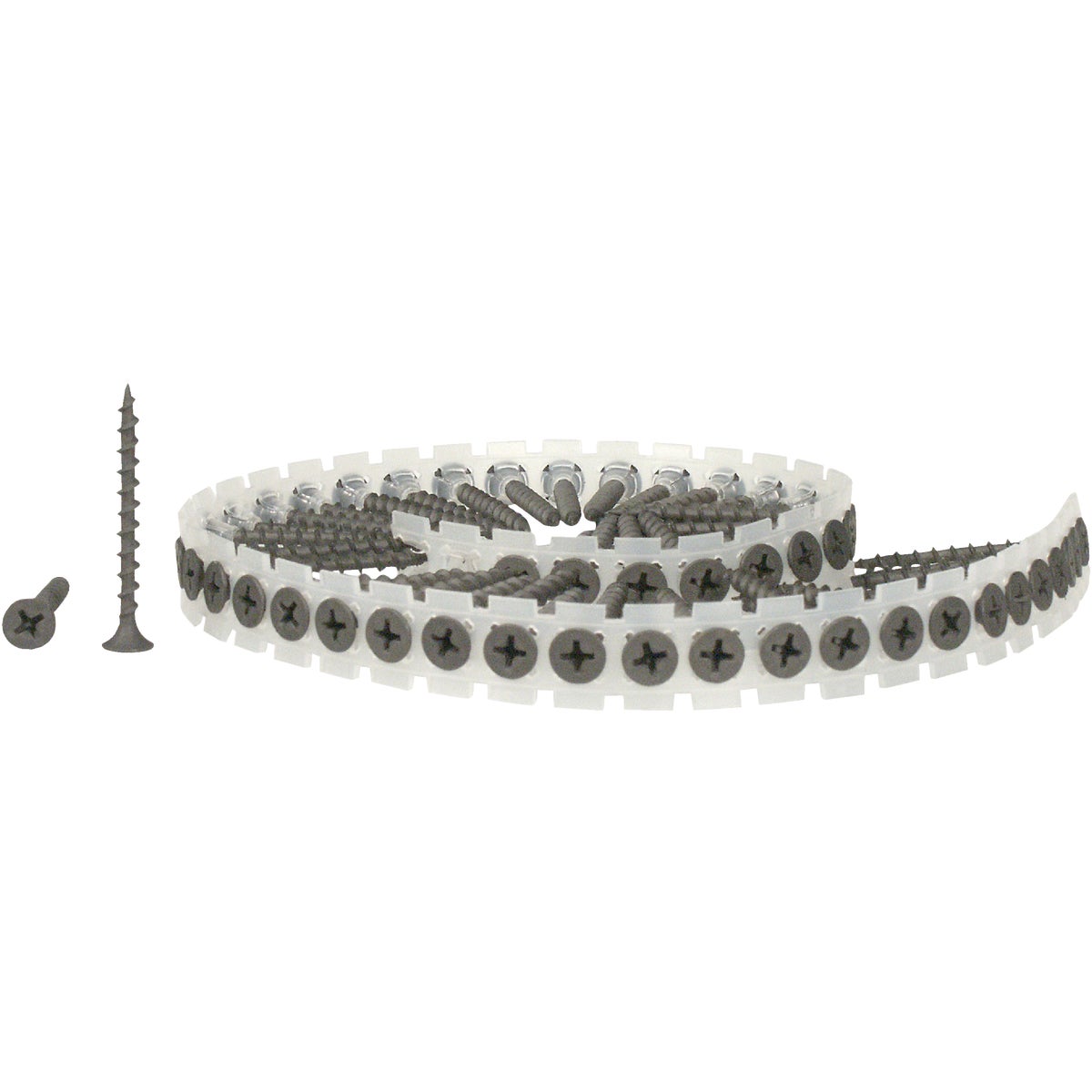 Senco DuraSpin #6 x 1-5/8 In. Phillips Bugle Head Collated Drywall Screw, Phospate Finish (4000 Ct.) Image 1