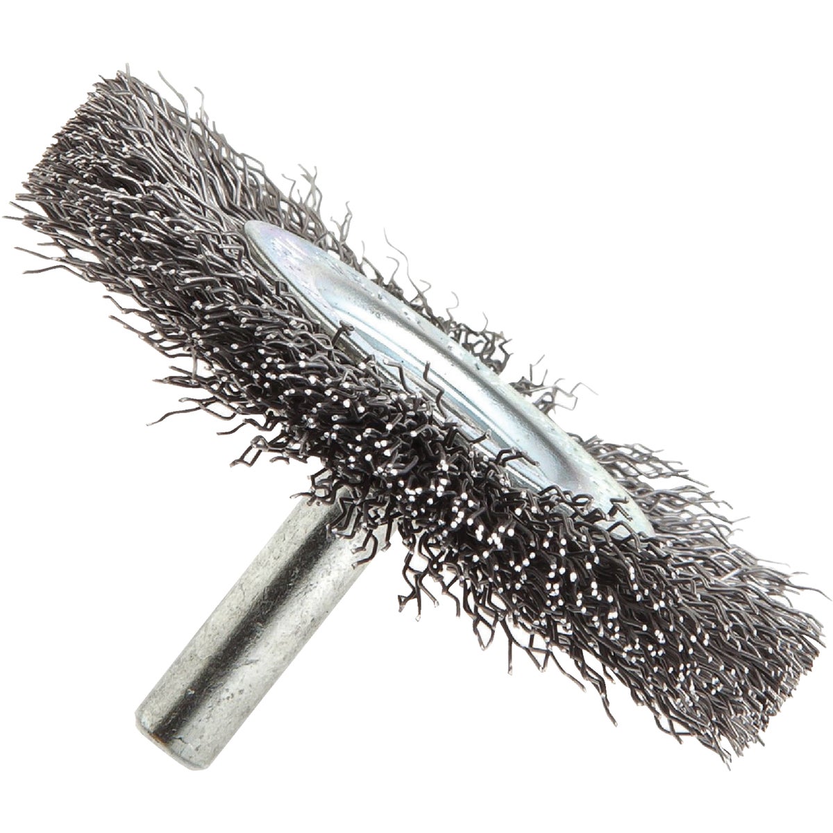 Forney 3 In. Crimped, Fine Drill-Mounted Wire Wheel Image 1