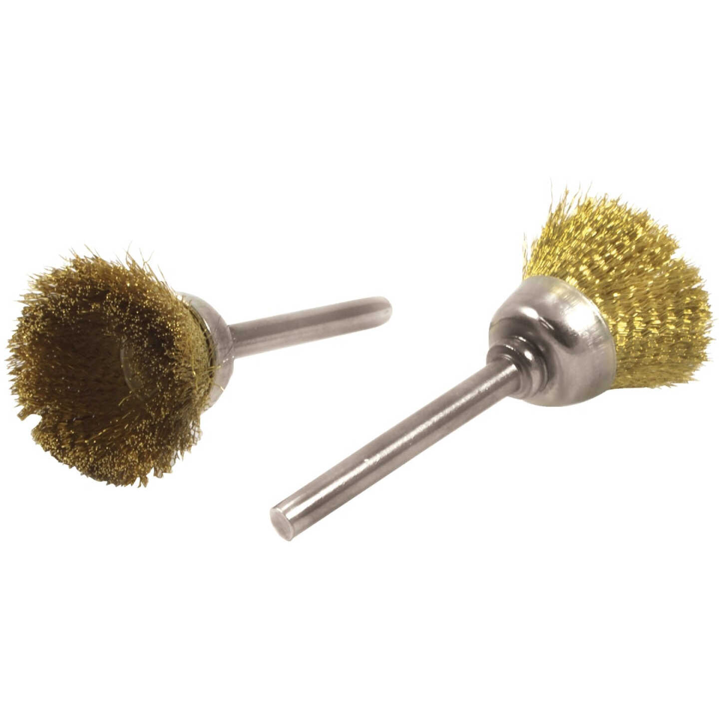 Forney 2-Piece Brass Cup Brush Set Image 1