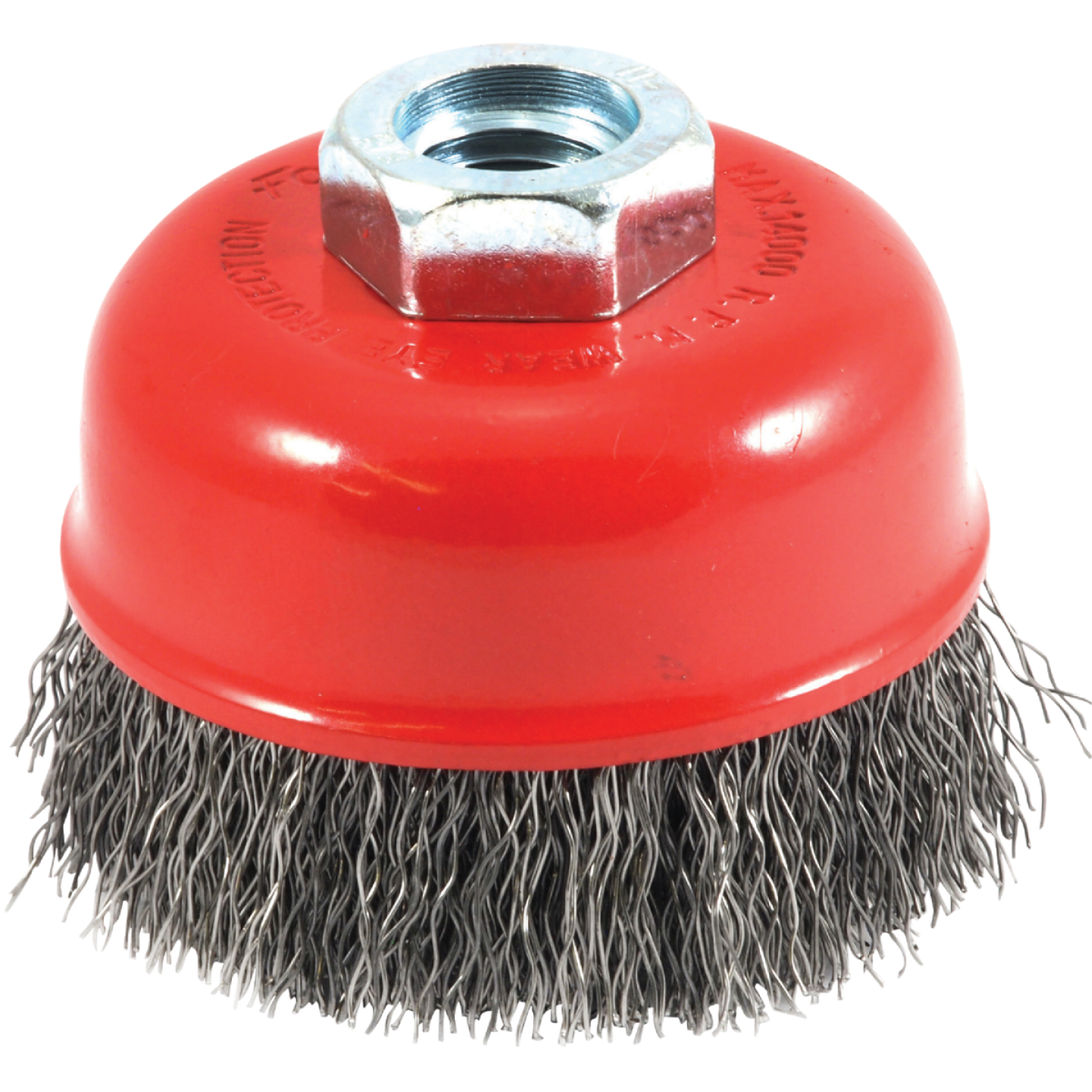 Forney 2-3/4 In. Crimped .014 In. Angle Grinder Wire Brush Image 1