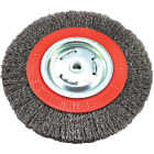 Forney 8 In. Crimped, Coarse .012 In. Bench Grinder Wire Wheel Image 1
