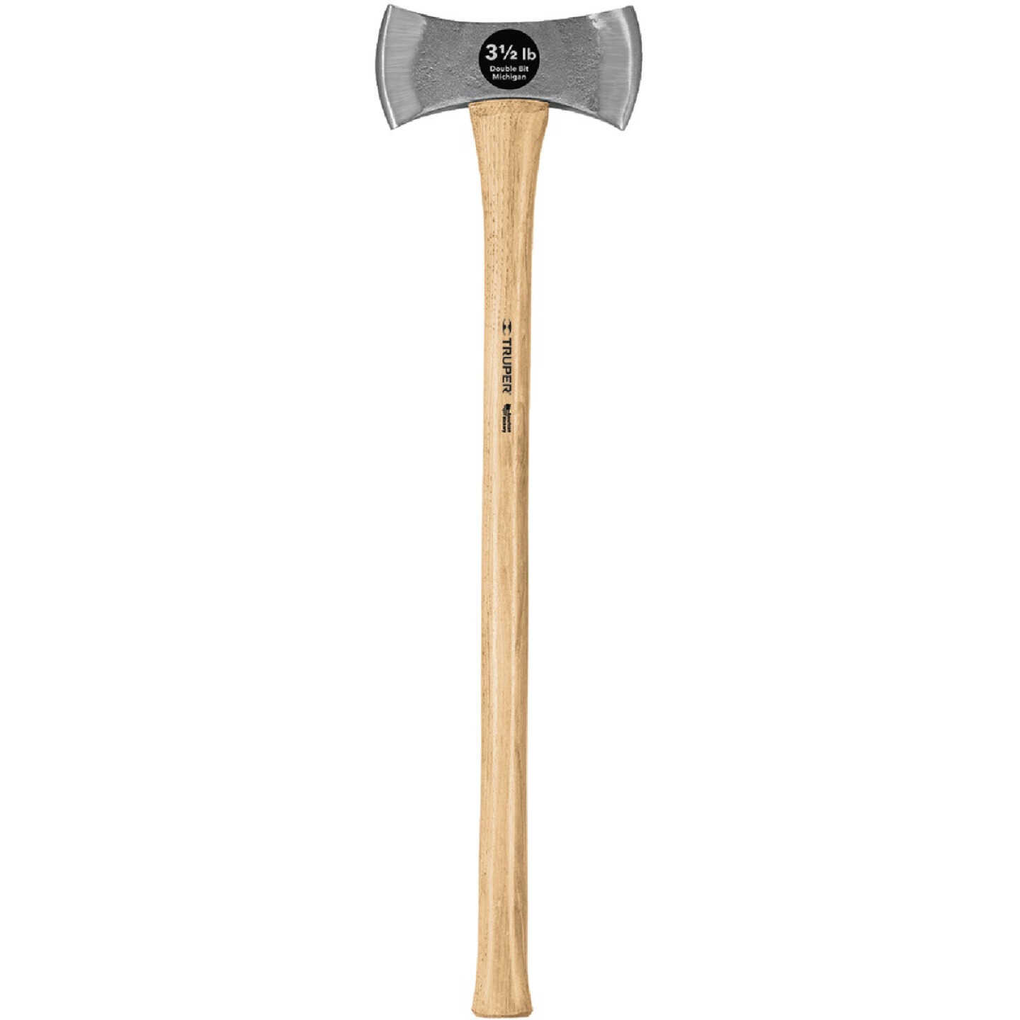 Truper Double Bit Michigan Pattern Axe with 34 In. Hickory Handle Image 1