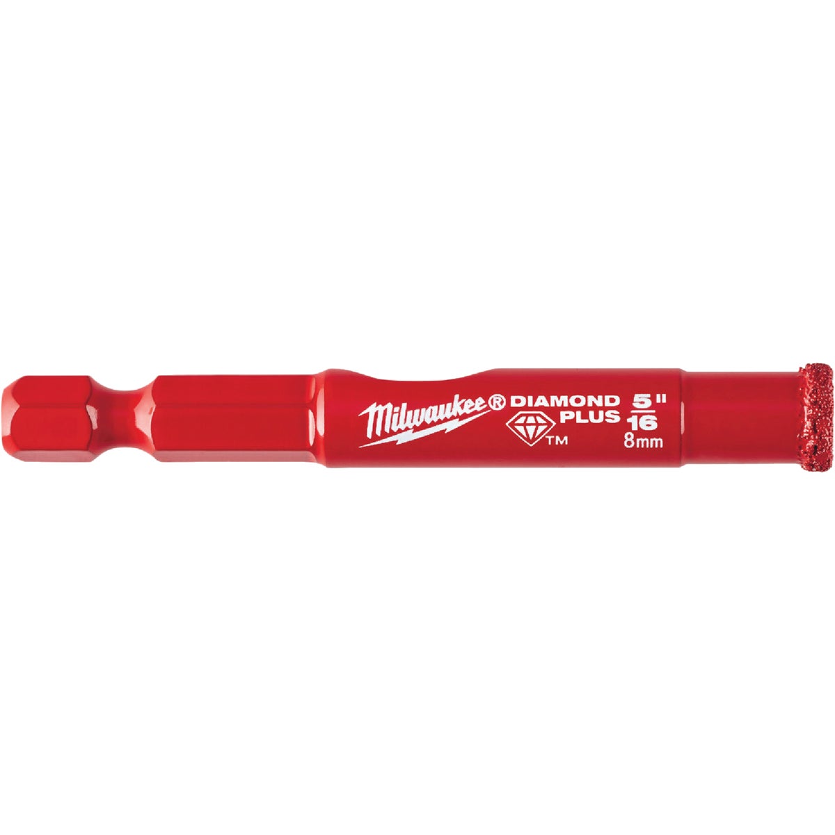 Milwaukee 5/16 In. x 2-1/8 In. Diamond Glass & Tile Drill Bit Image 1